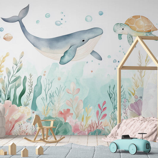Bring the Ocean Home: Kids Wallpaper That Makes a Splash