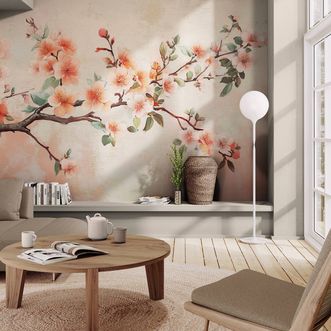 Floral Wall Mural - Chinoiserie-7