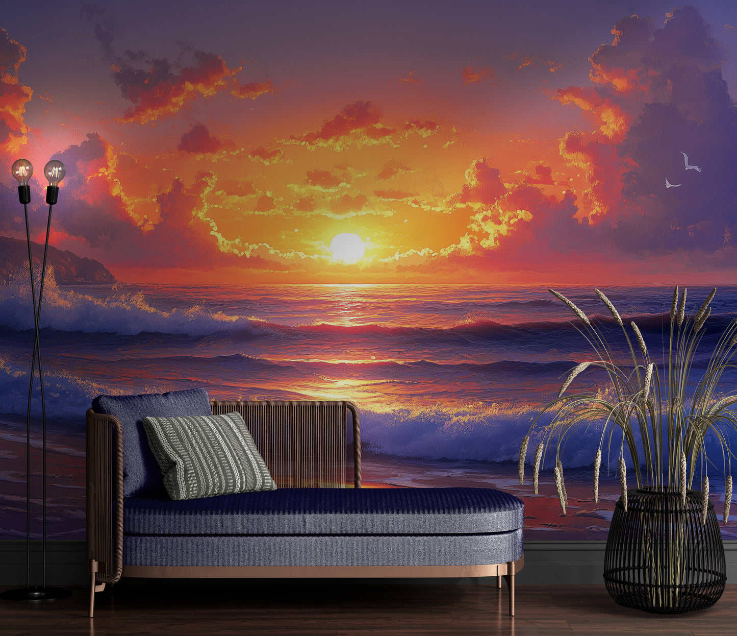Ocean Wallpaper - Peel and Stick Polyester