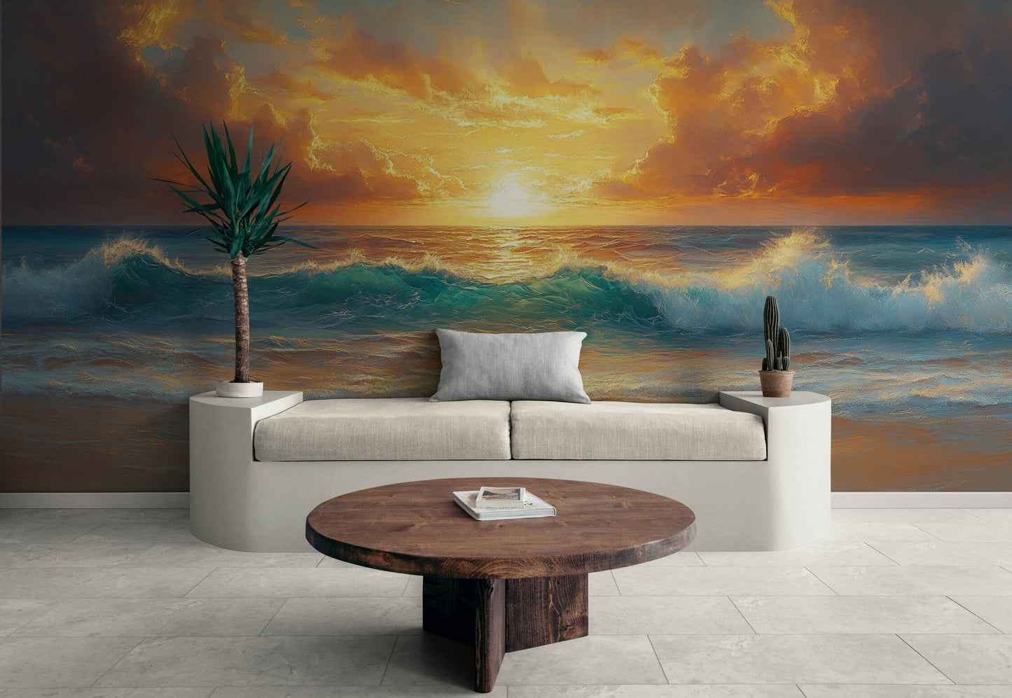 Ocean Wallpaper - Peel and Stick Polyester