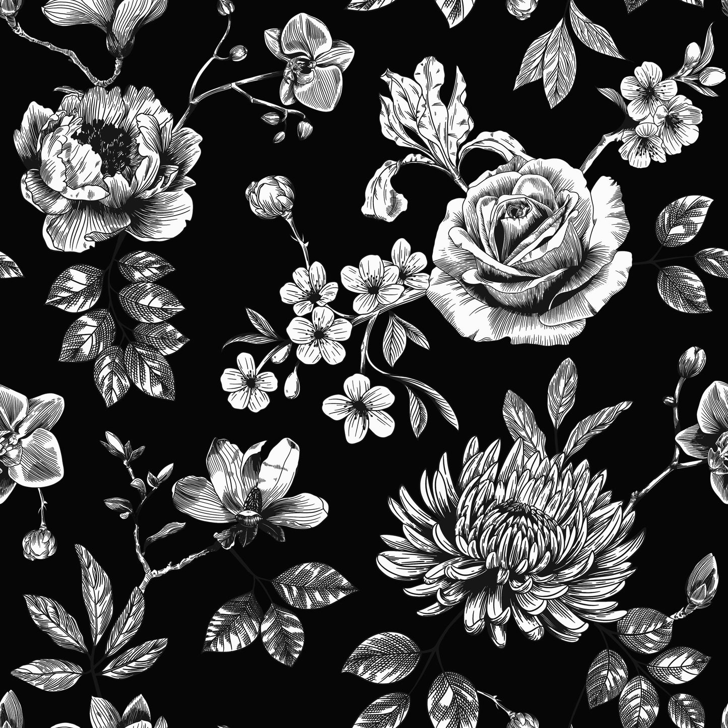 Floral Wallpaper - design 1