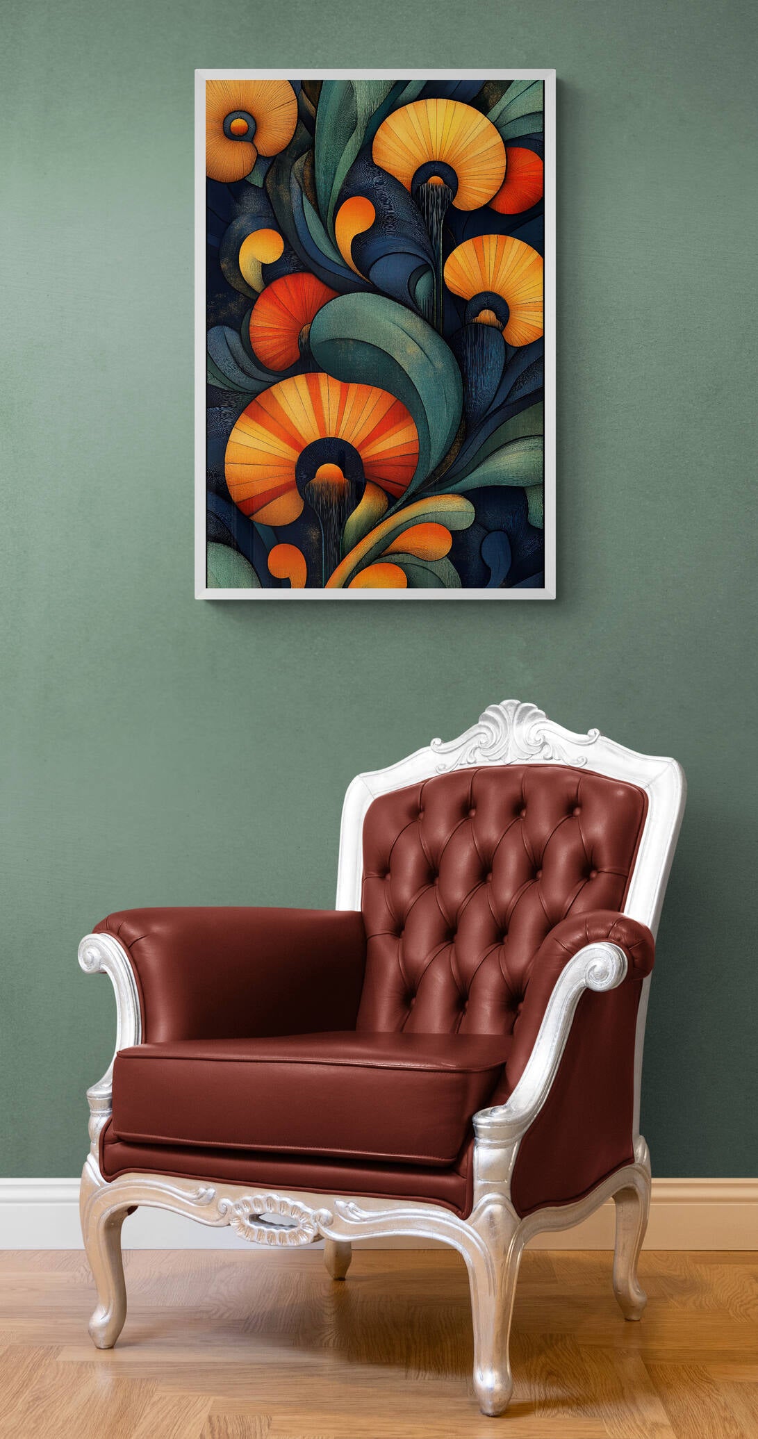 Abstract wall art - framed and unframed canvas