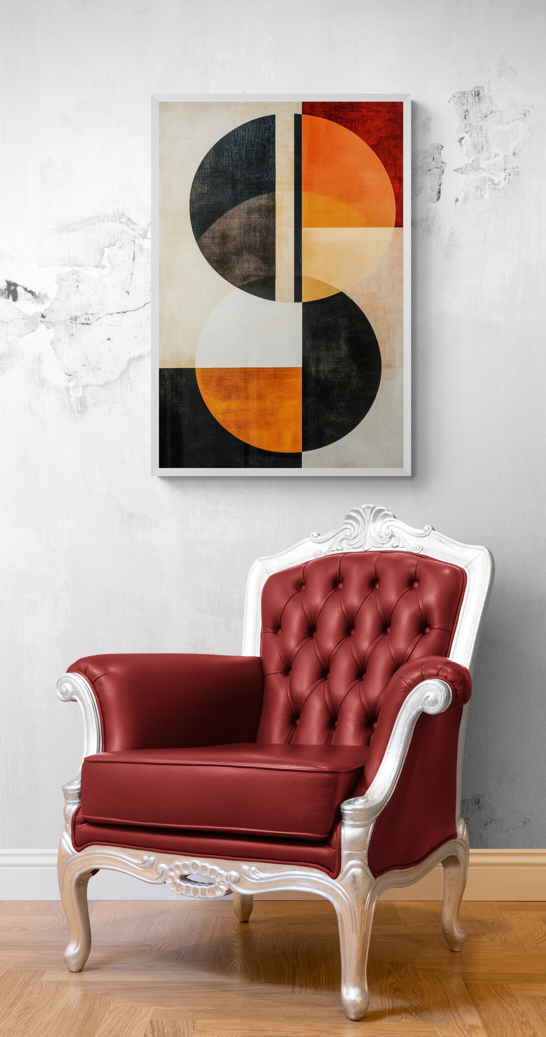 Abstract wall art - framed and unframed canvas