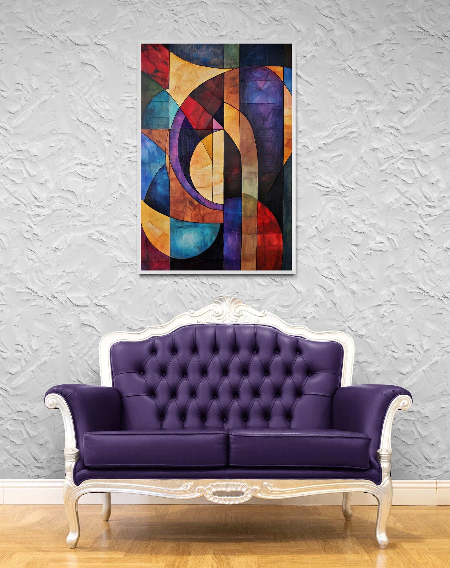 Abstract wall art - framed and unframed canvas