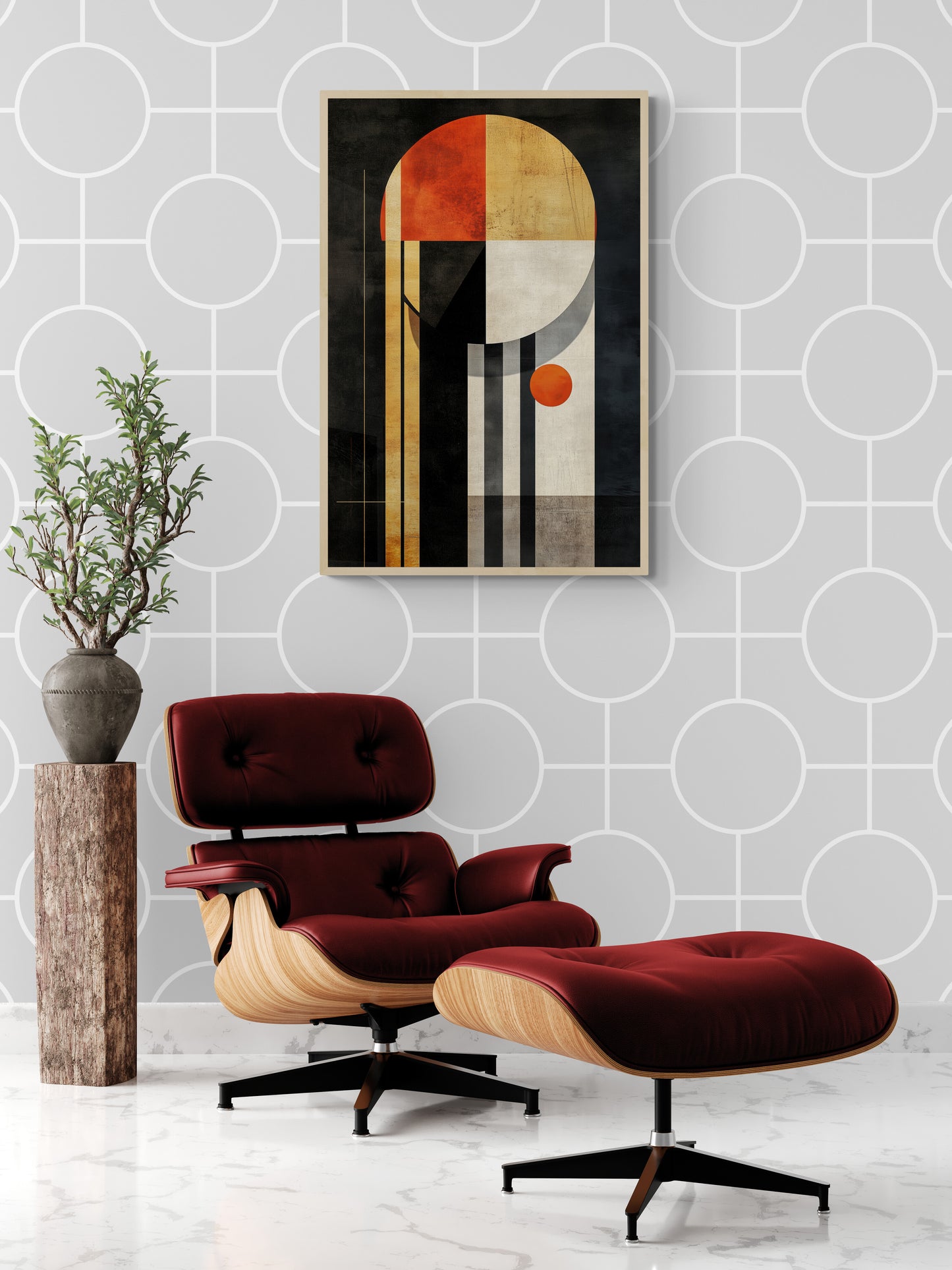 Abstract wall art - framed and unframed canvas