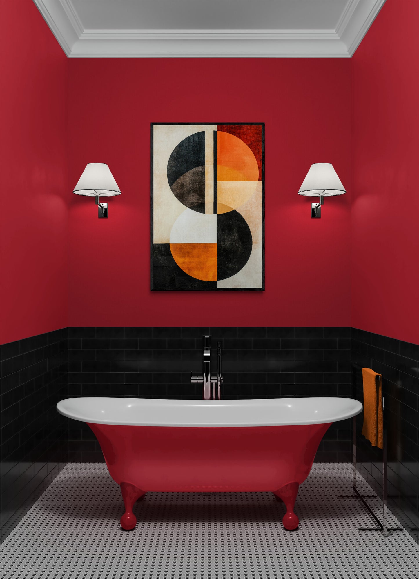 Abstract wall art - framed and unframed canvas