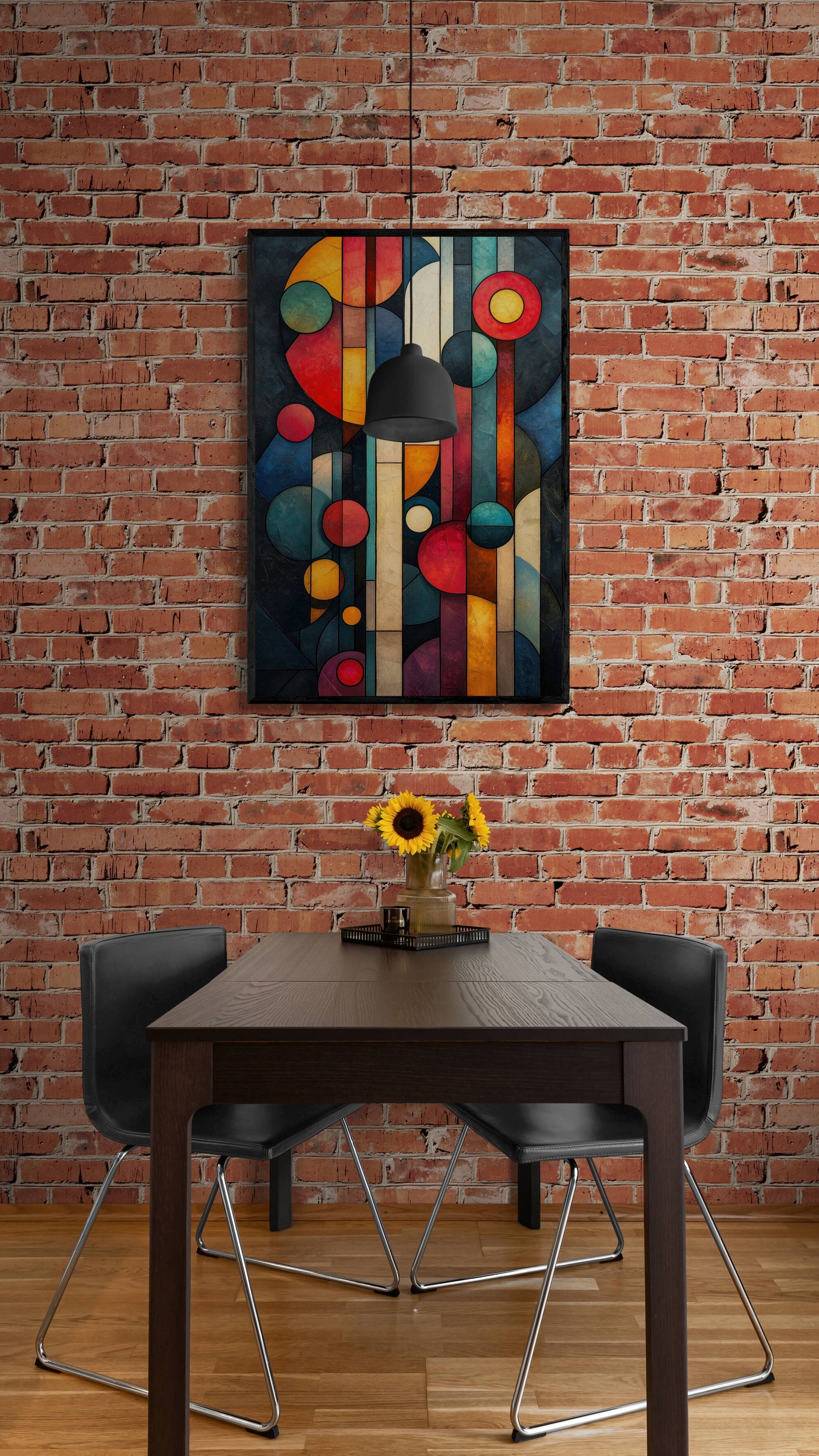 Abstract wall art - framed and unframed canvas