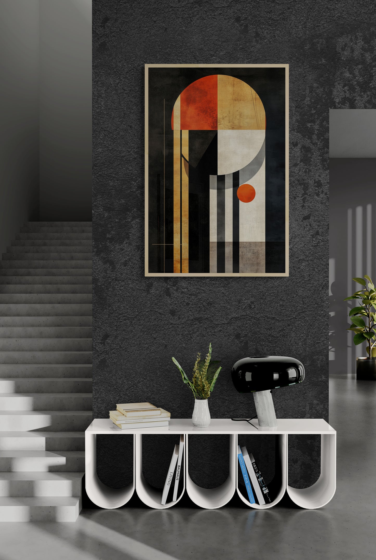 Abstract wall art - framed and unframed canvas