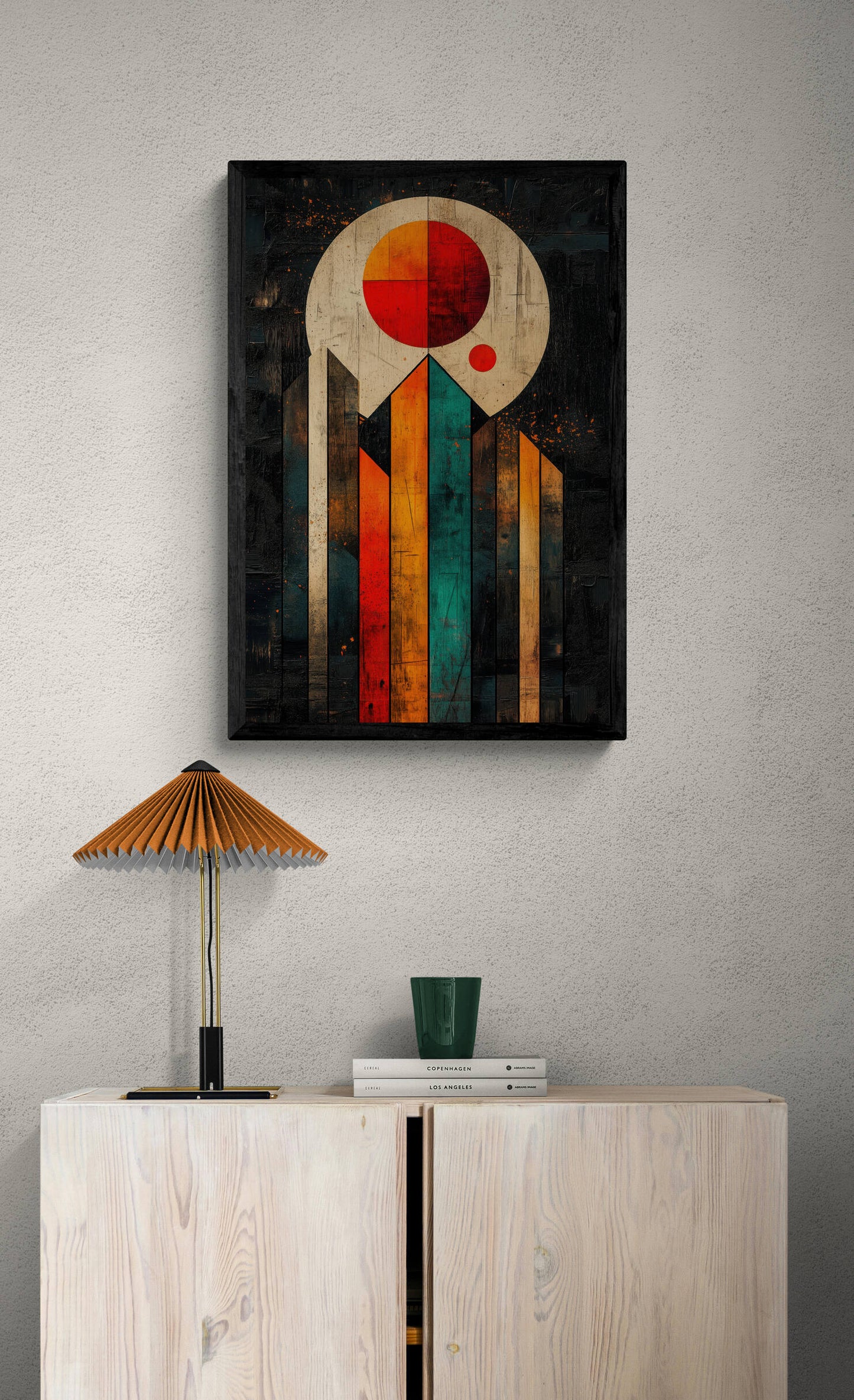 Abstract wall art - framed and unframed canvas