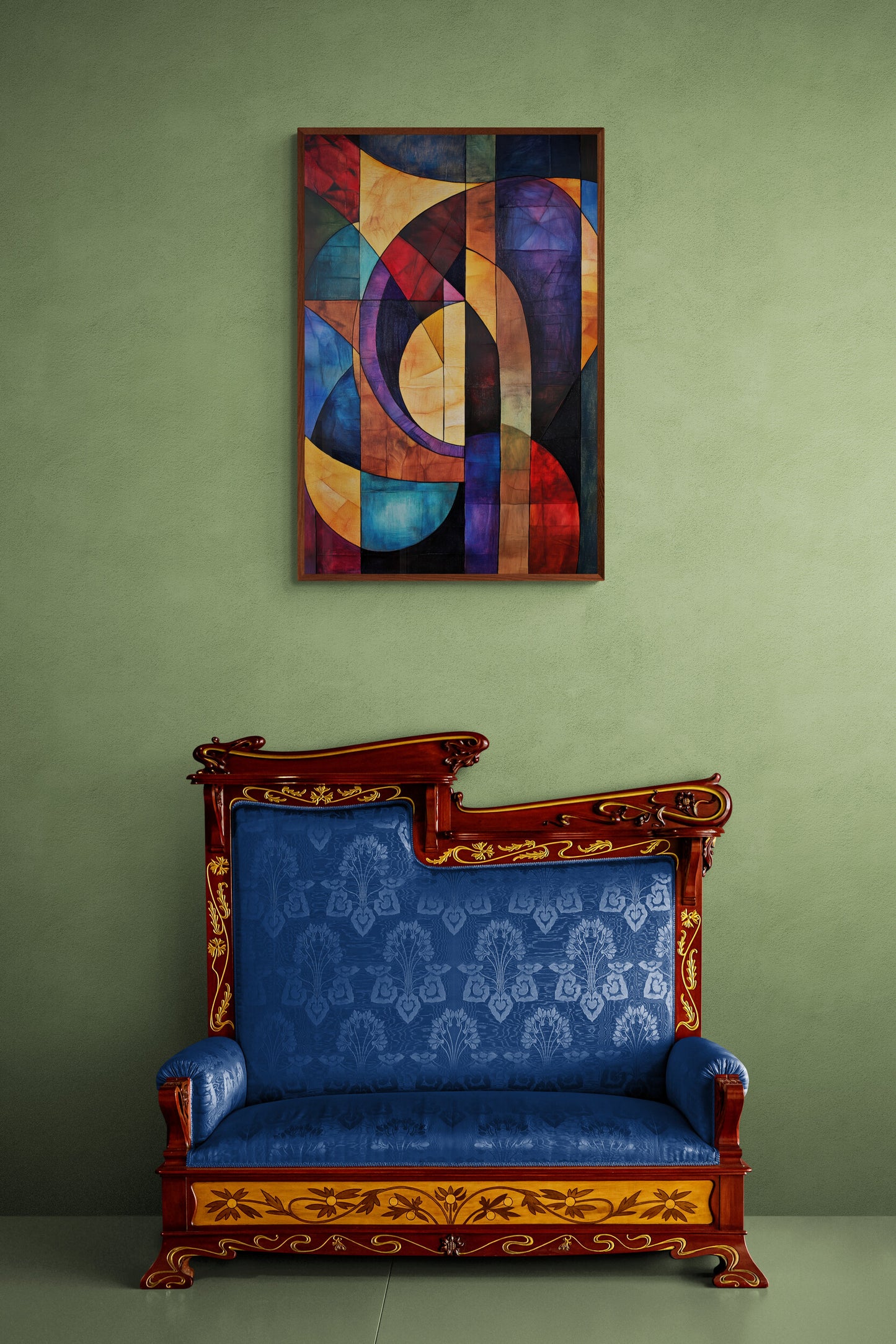 Abstract wall art - framed and unframed canvas