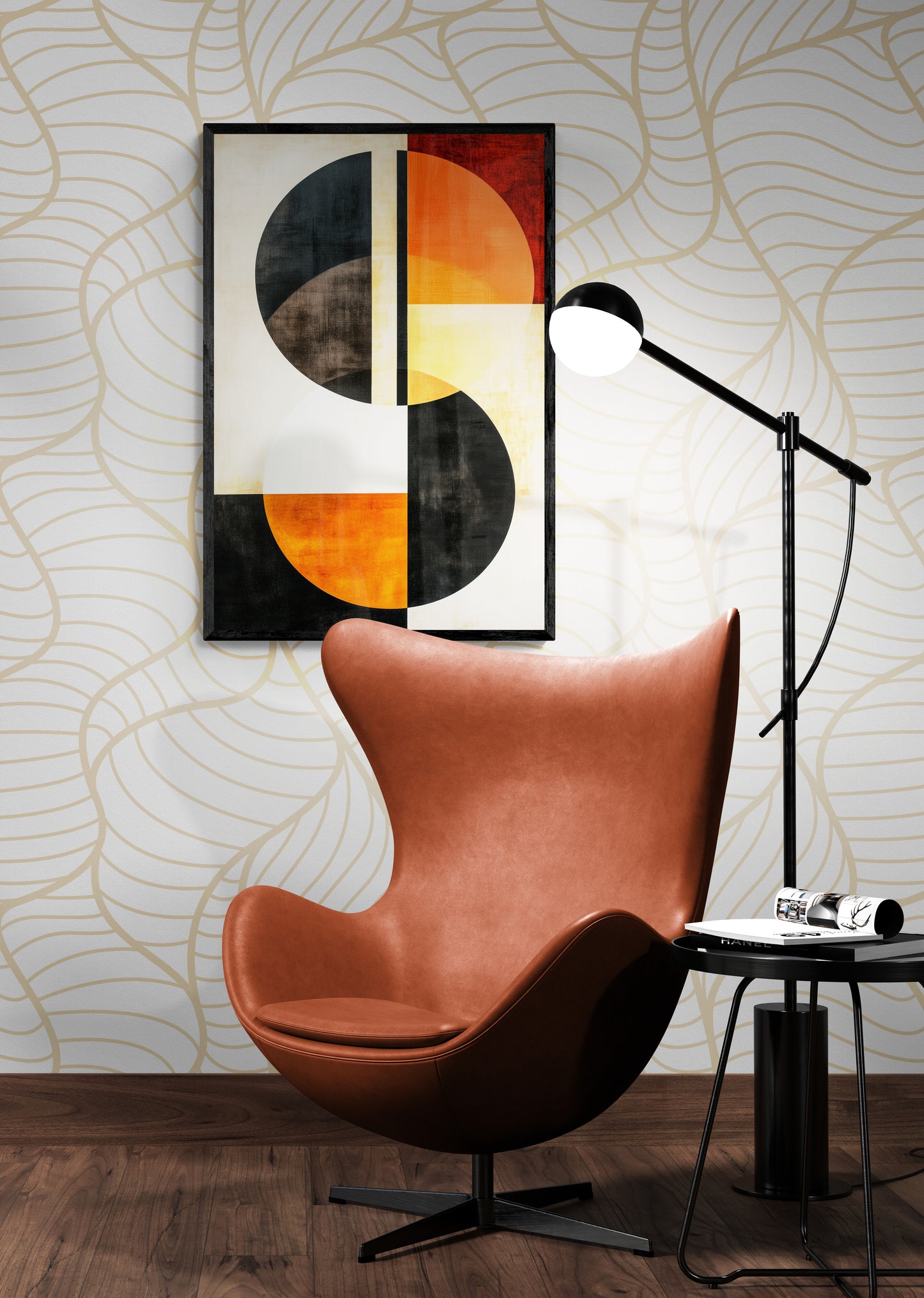 Abstract wall art - framed and unframed canvas