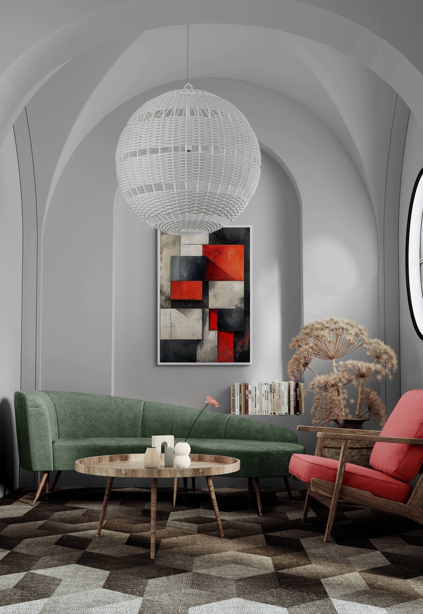 Abstract wall art - framed and unframed canvas