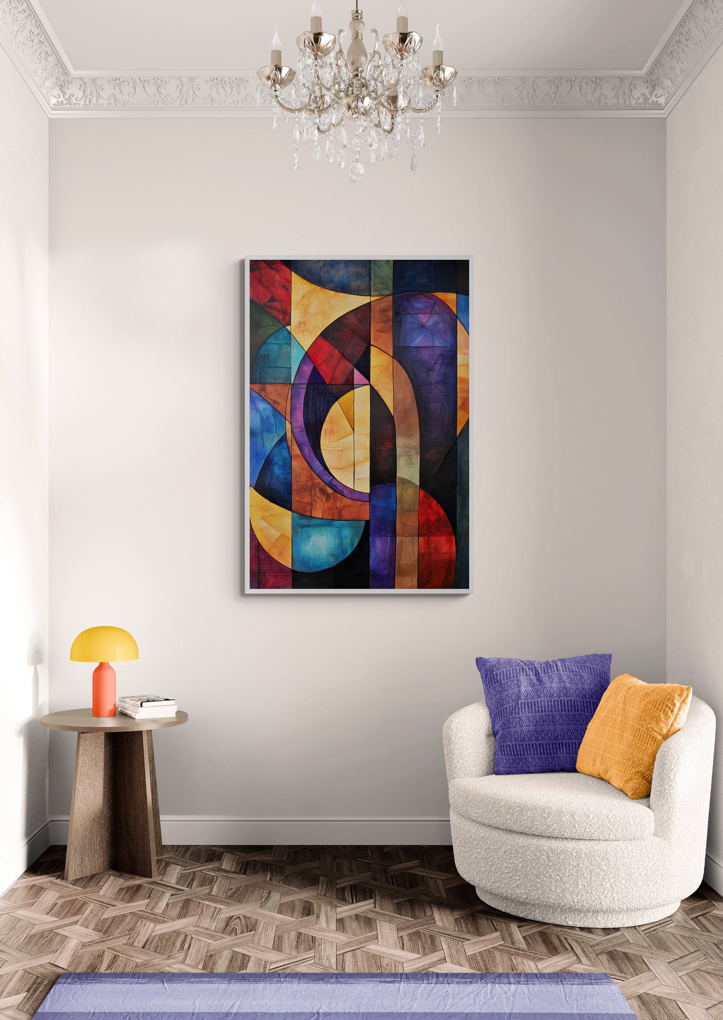 Abstract wall art - framed and unframed canvas