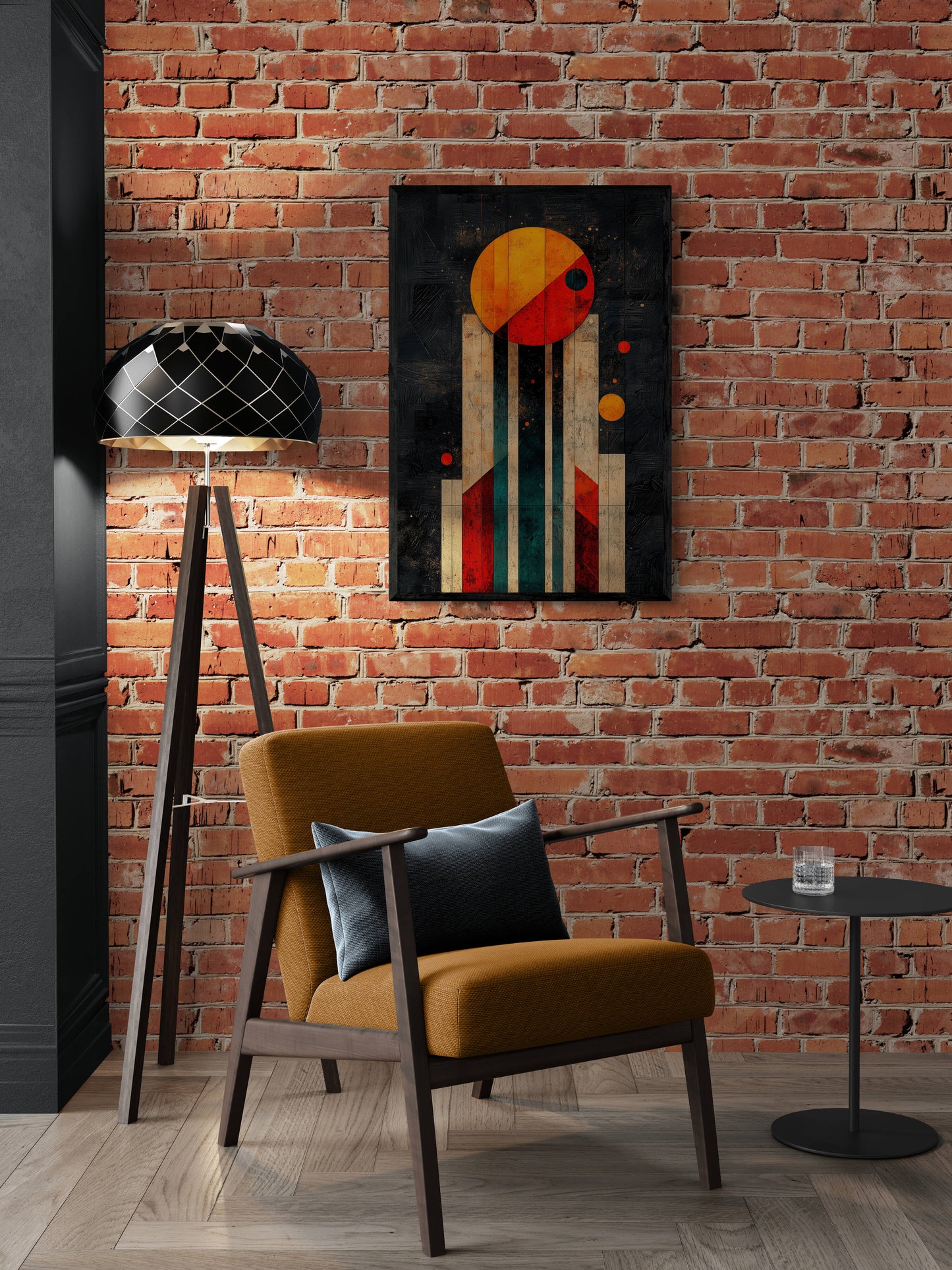 Abstract wall art - framed and unframed canvas