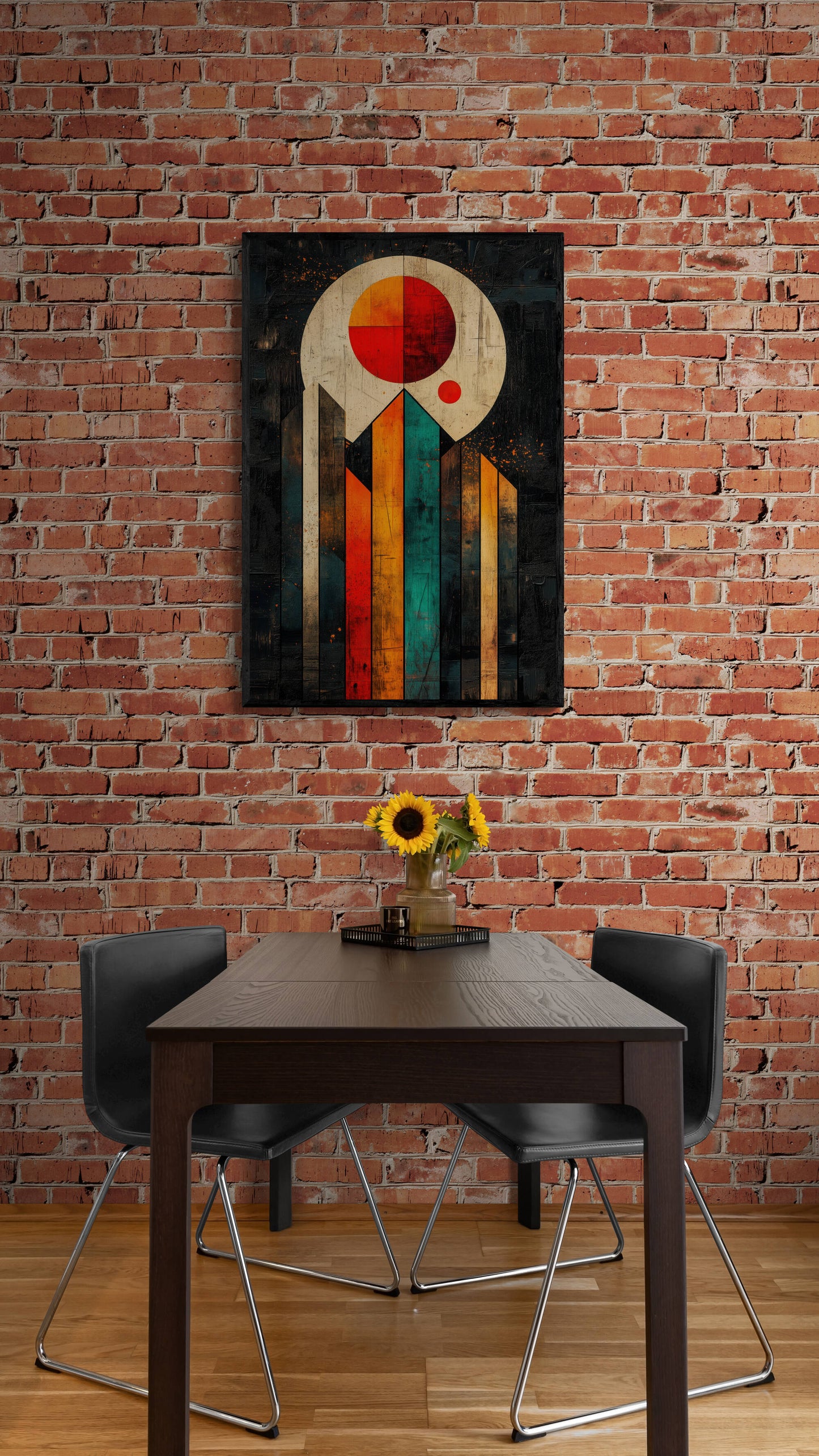 Abstract wall art - framed and unframed canvas