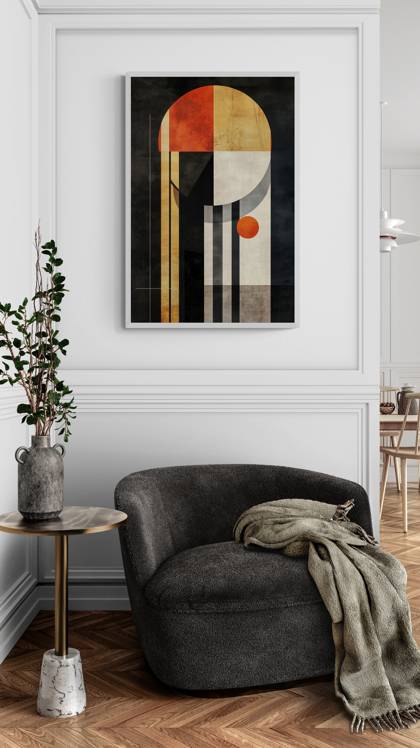 Abstract wall art - framed and unframed canvas