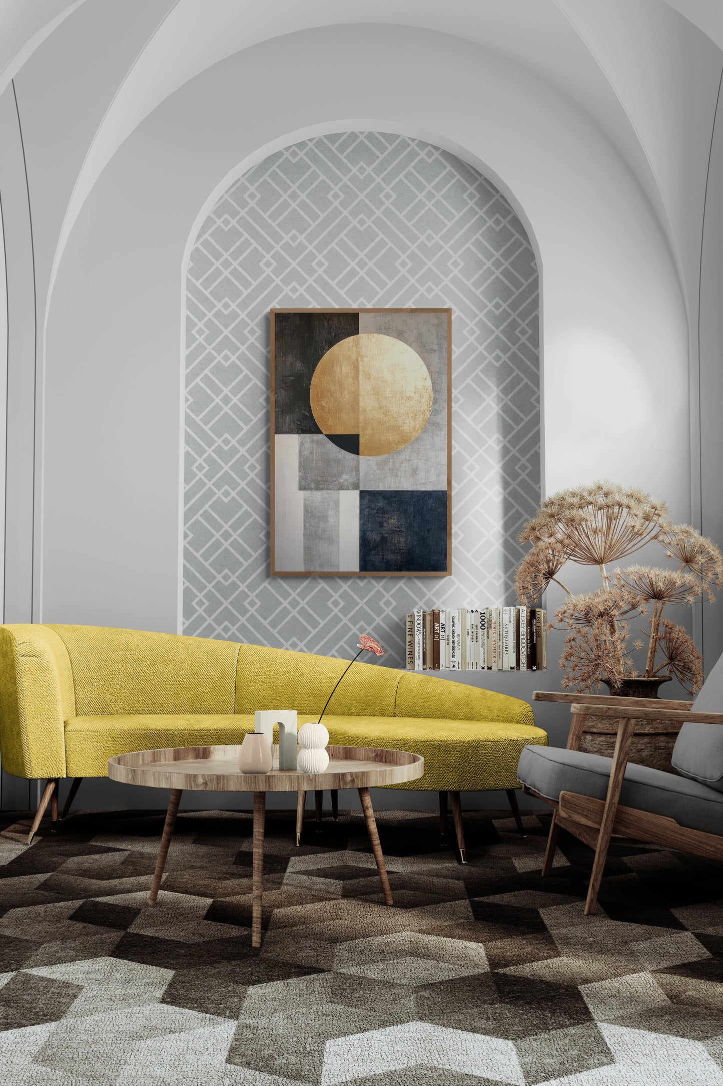 Abstract wall art - framed and unframed canvas