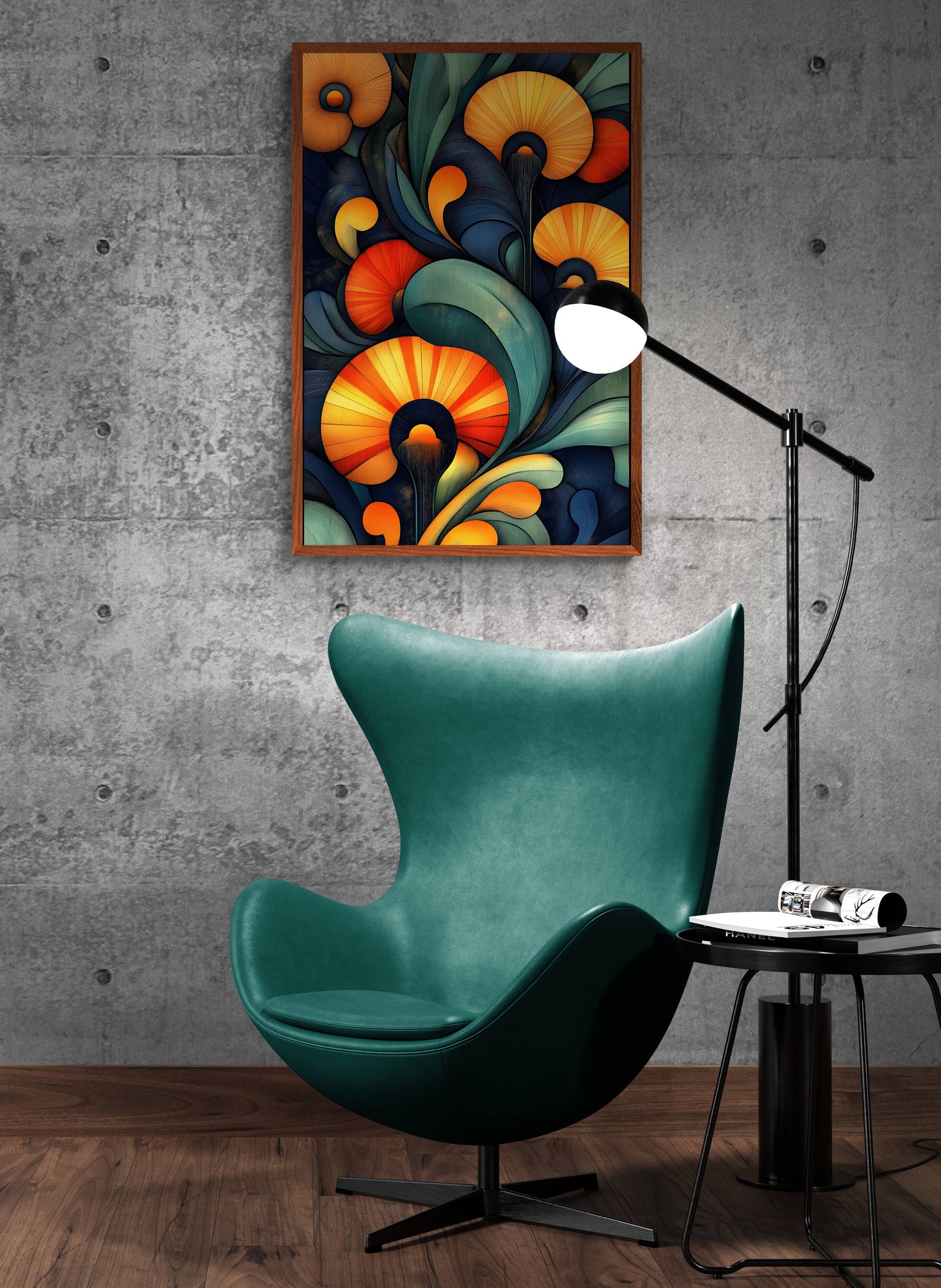 Abstract wall art - framed and unframed canvas
