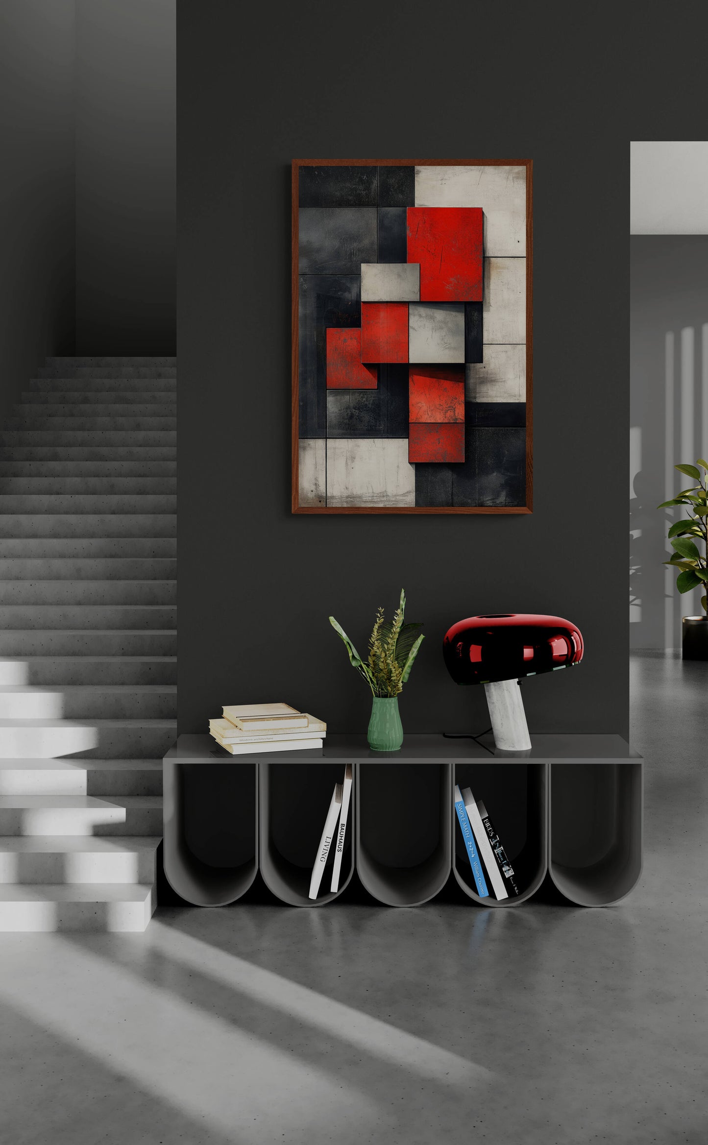 Abstract wall art - framed and unframed canvas