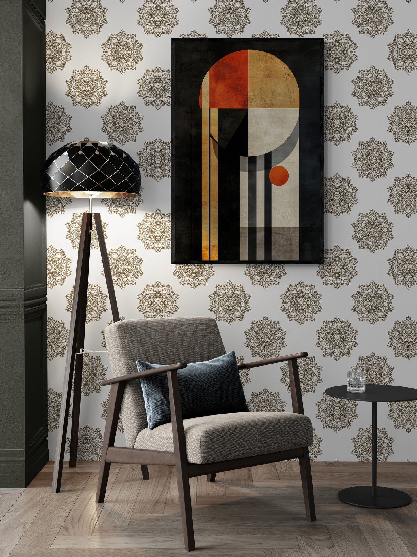 Abstract wall art - framed and unframed canvas