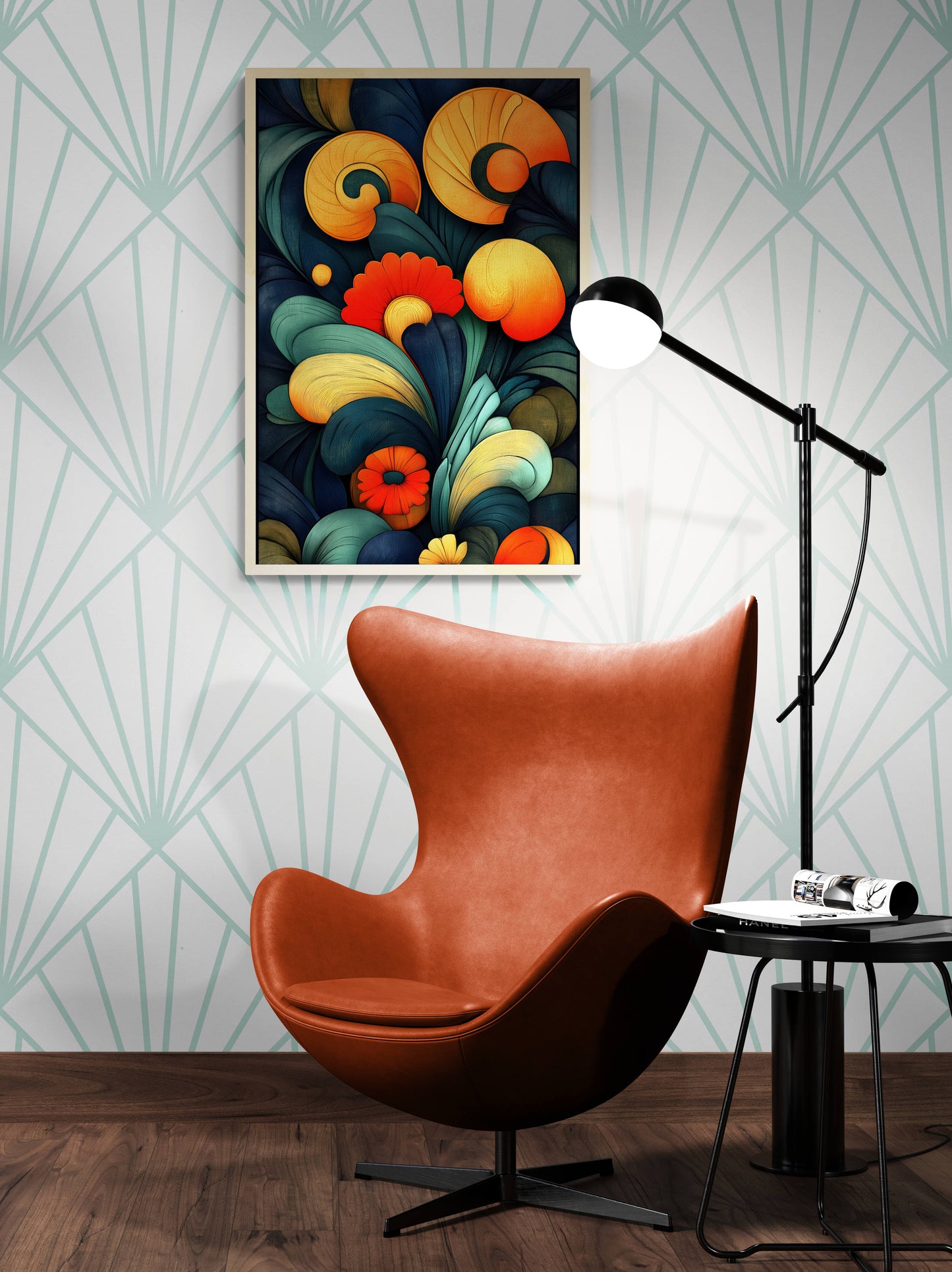 Abstract wall art - framed and unframed canvas