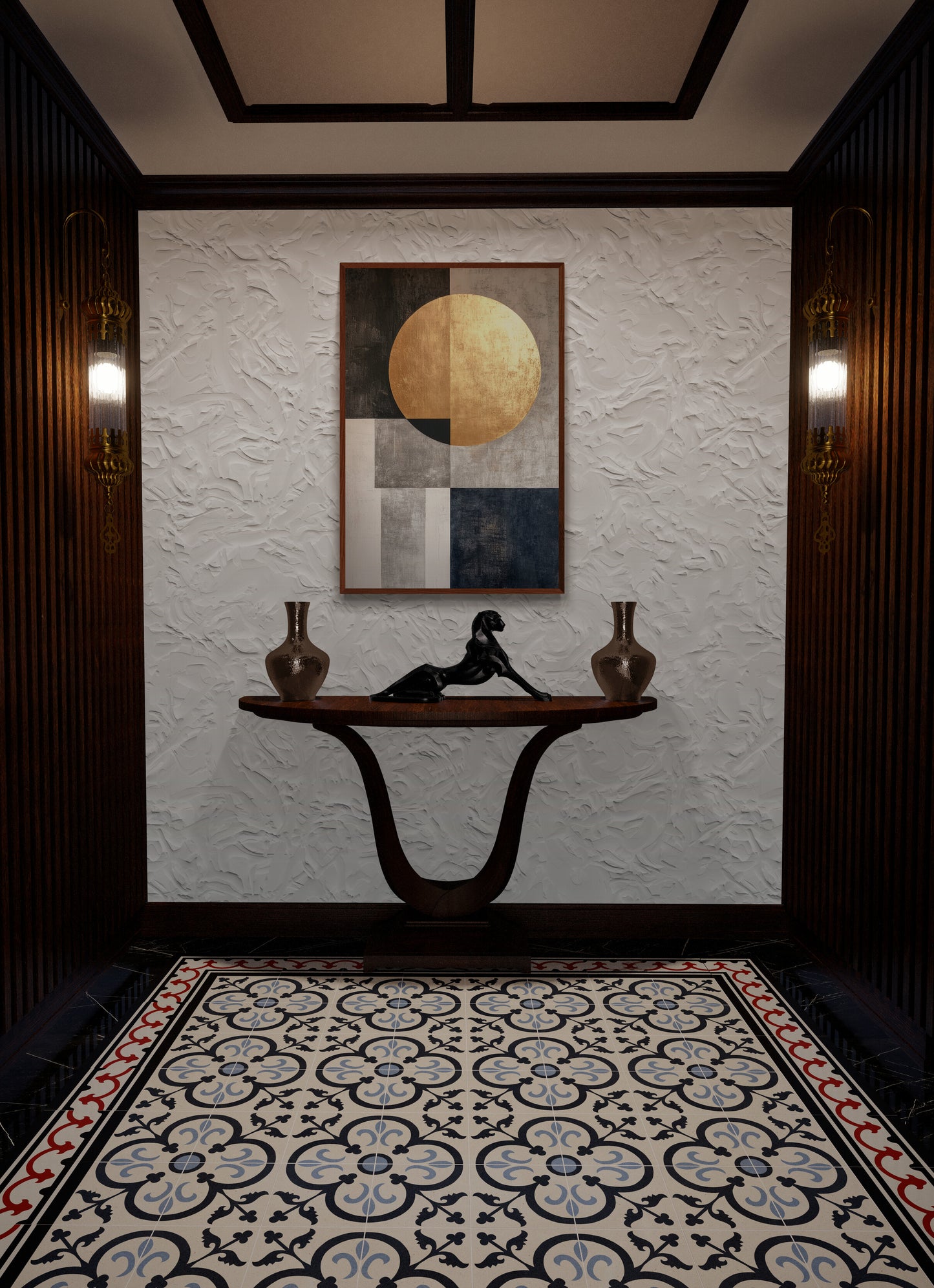 Abstract wall art - framed and unframed canvas