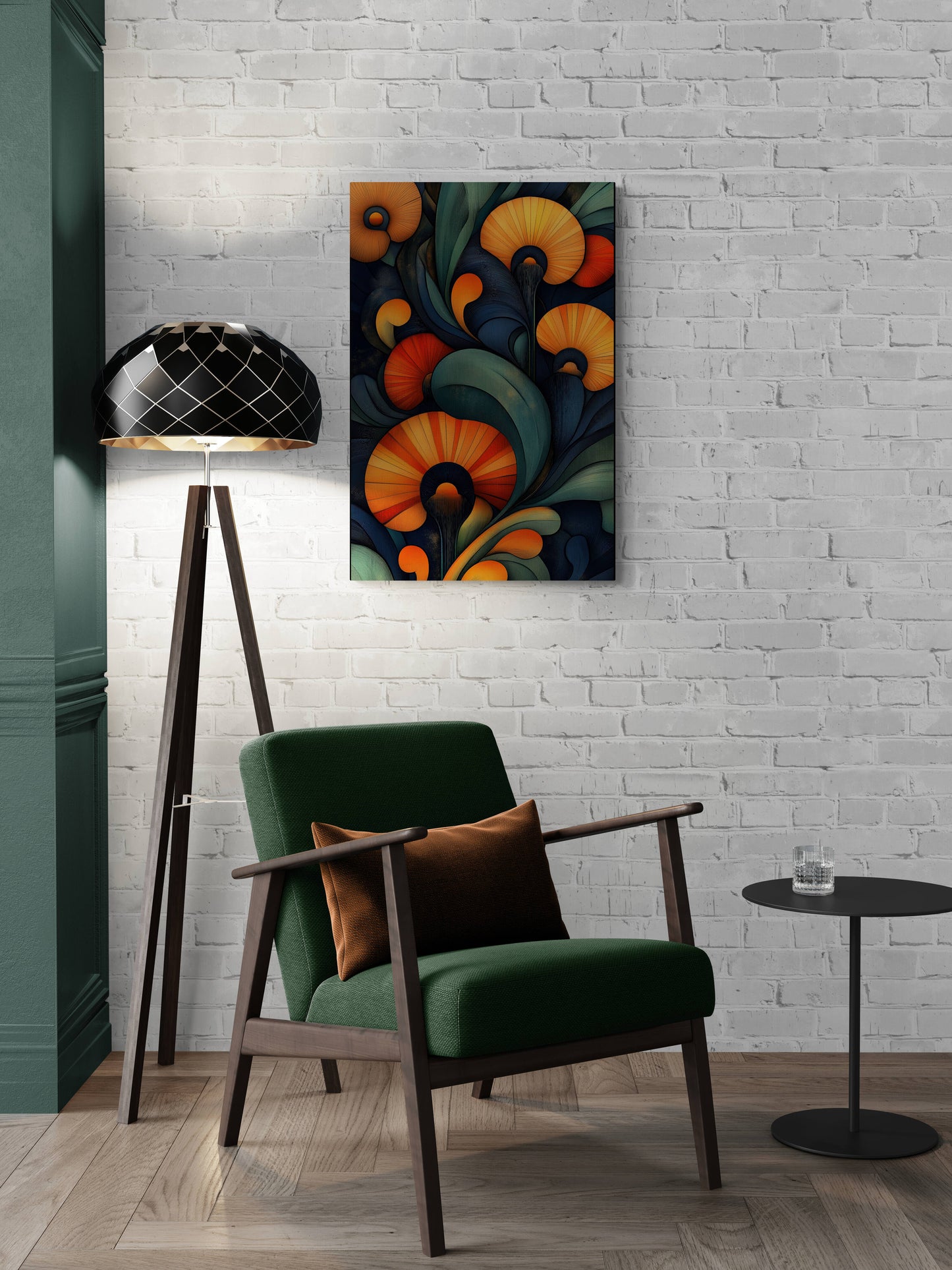 Abstract wall art - framed and unframed canvas