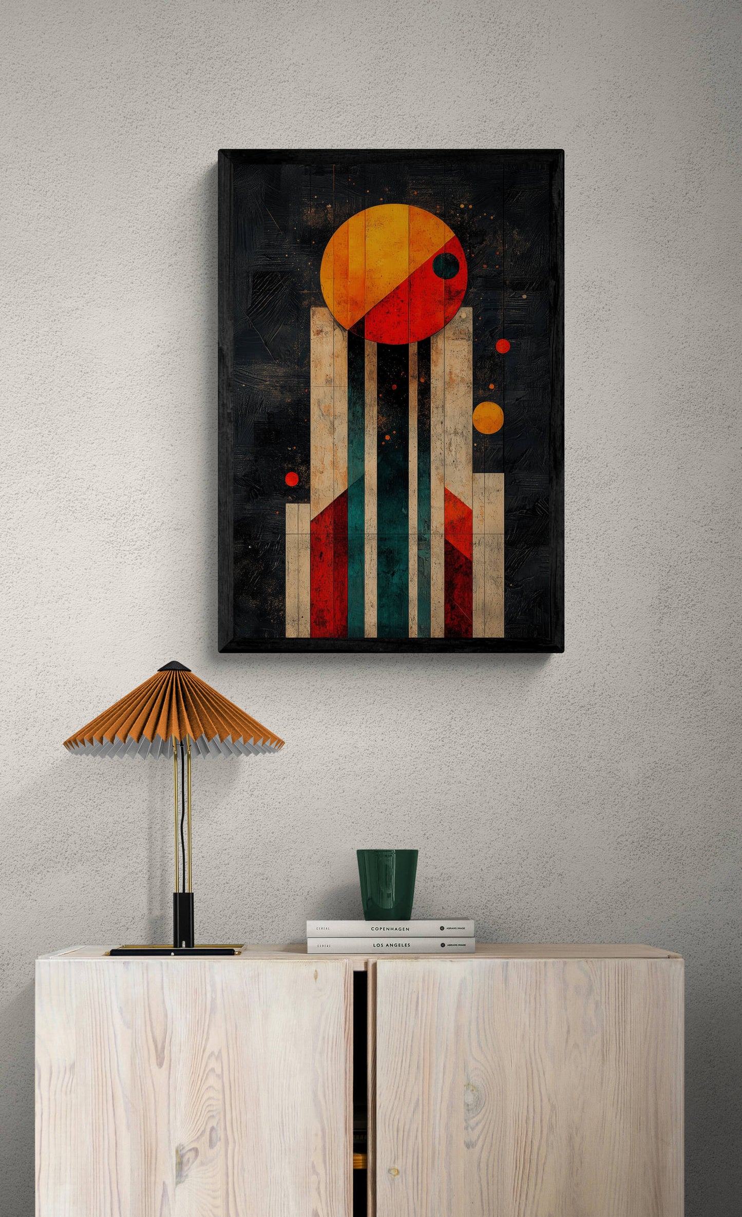 Abstract wall art - framed and unframed canvas