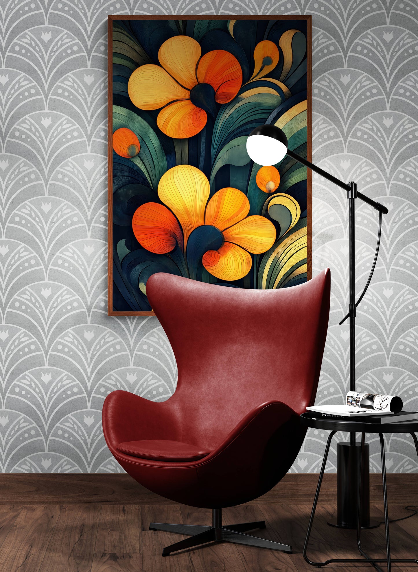Abstract wall art - framed and unframed canvas