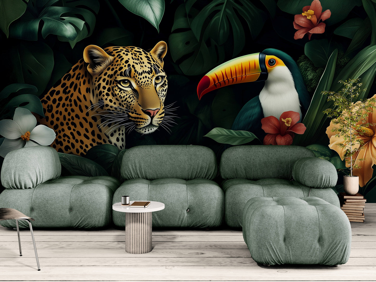 Animals Wallpaper - Peel and Stick Polyester