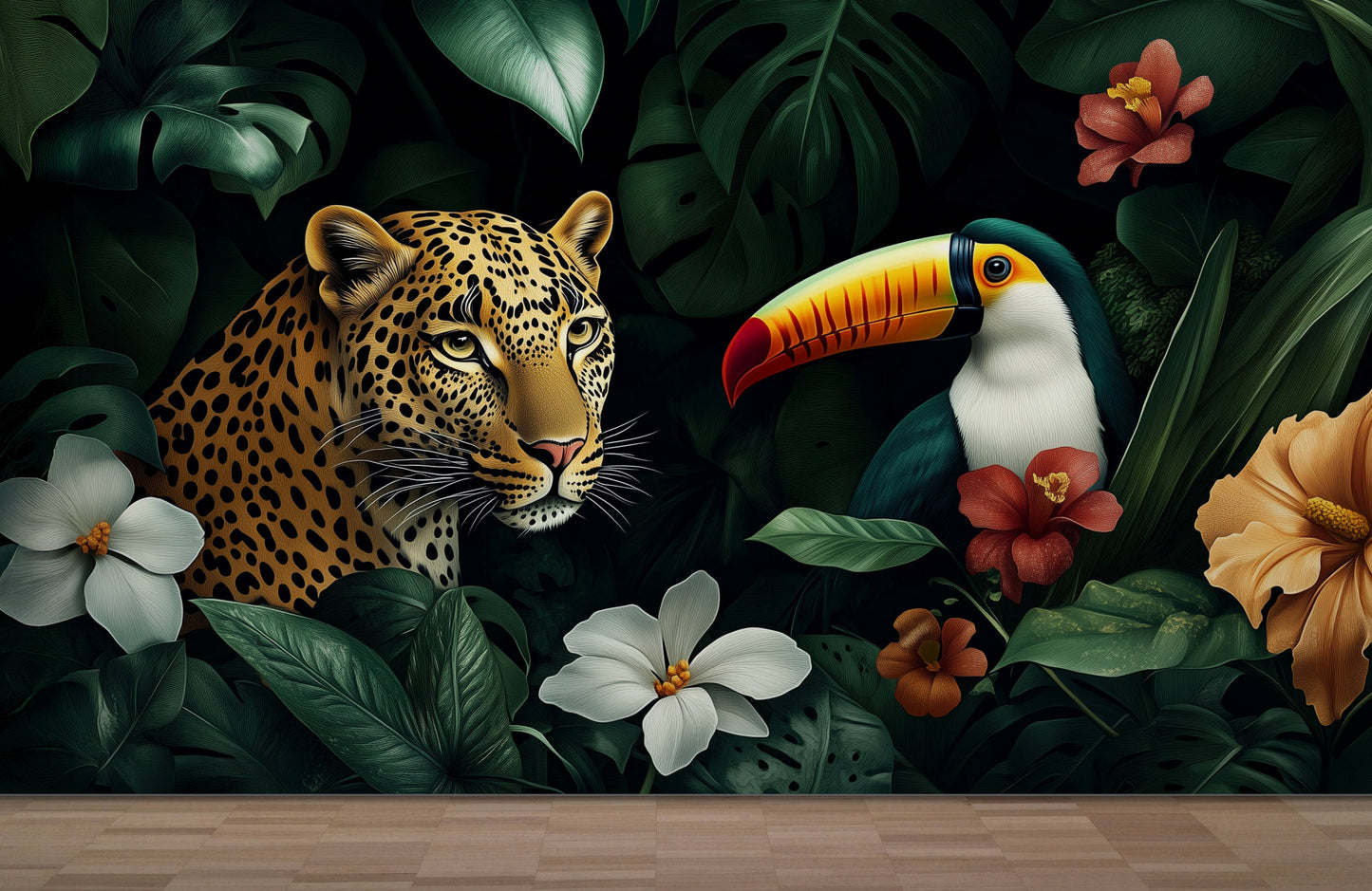 Animals Wallpaper - Peel and Stick Polyester