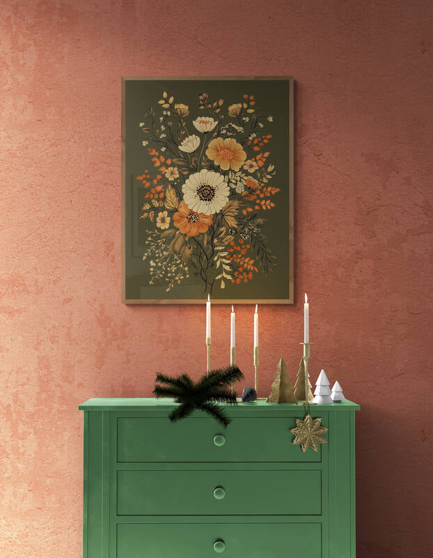 Boho wall art - framed and unframed canvas options