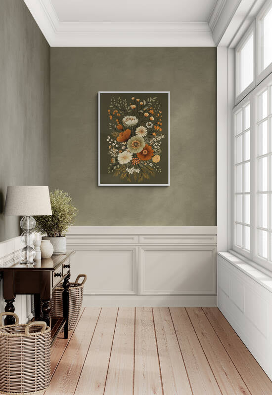Boho wall art - framed and unframed canvas options