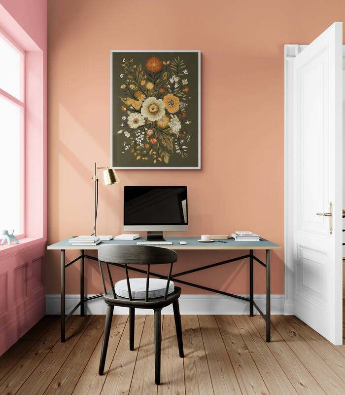 Boho wall art - framed and unframed canvas options