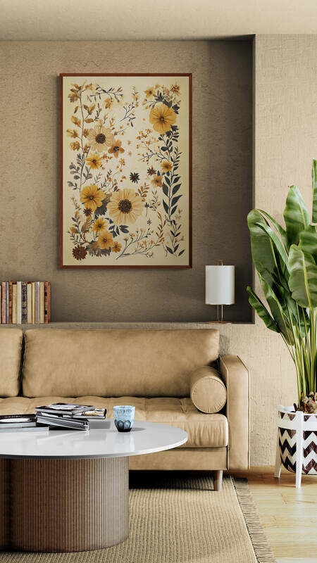 Boho wall art - framed and unframed canvas options