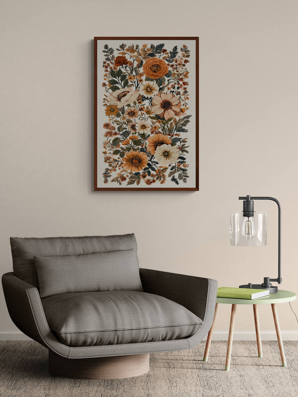 Boho wall art - framed and unframed canvas options
