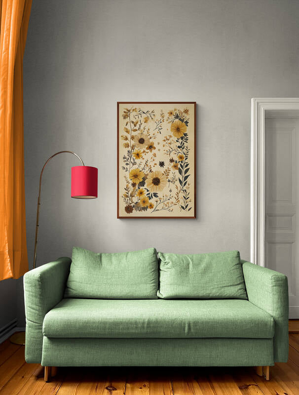 Boho wall art - framed and unframed canvas options