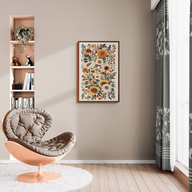Boho wall art - framed and unframed canvas options