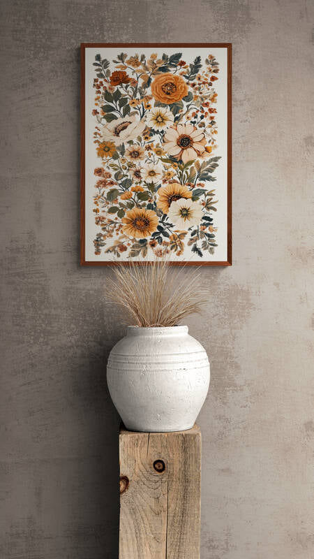 Boho wall art - framed and unframed canvas options