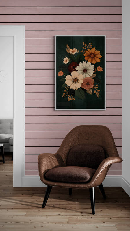 Boho wall art - framed and unframed canvas options