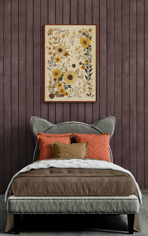 Boho wall art - framed and unframed canvas options