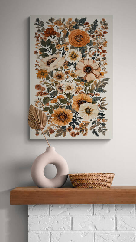 Boho wall art - framed and unframed canvas options