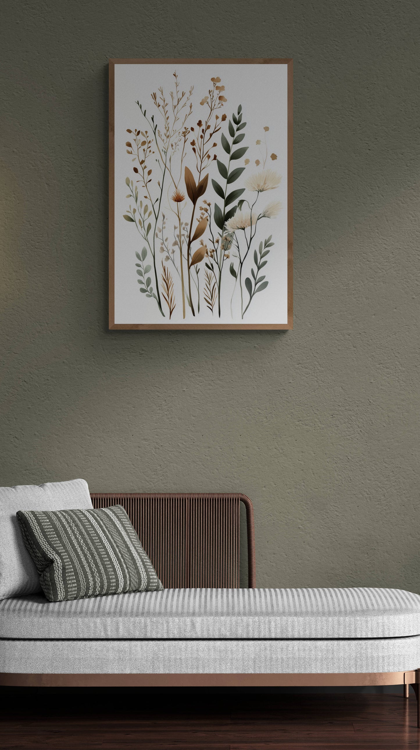 Botanical wall art - framed and unframed canvas