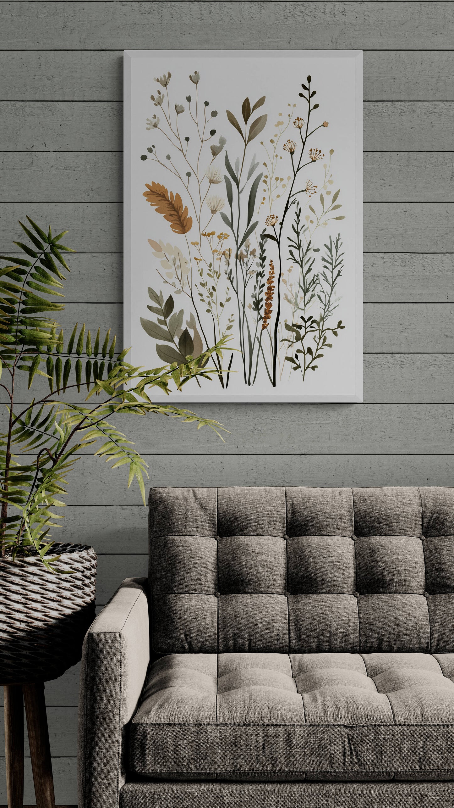 Botanical wall art - framed and unframed canvas options