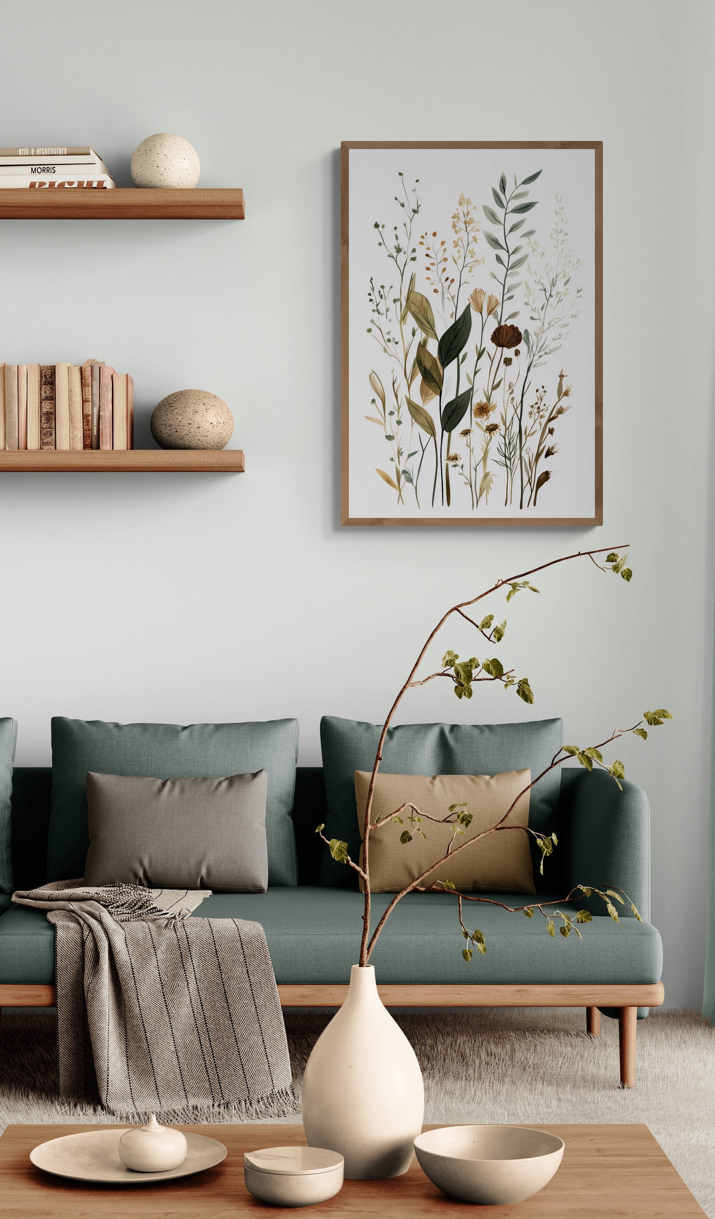 Botanical wall art - framed and unframed canvas