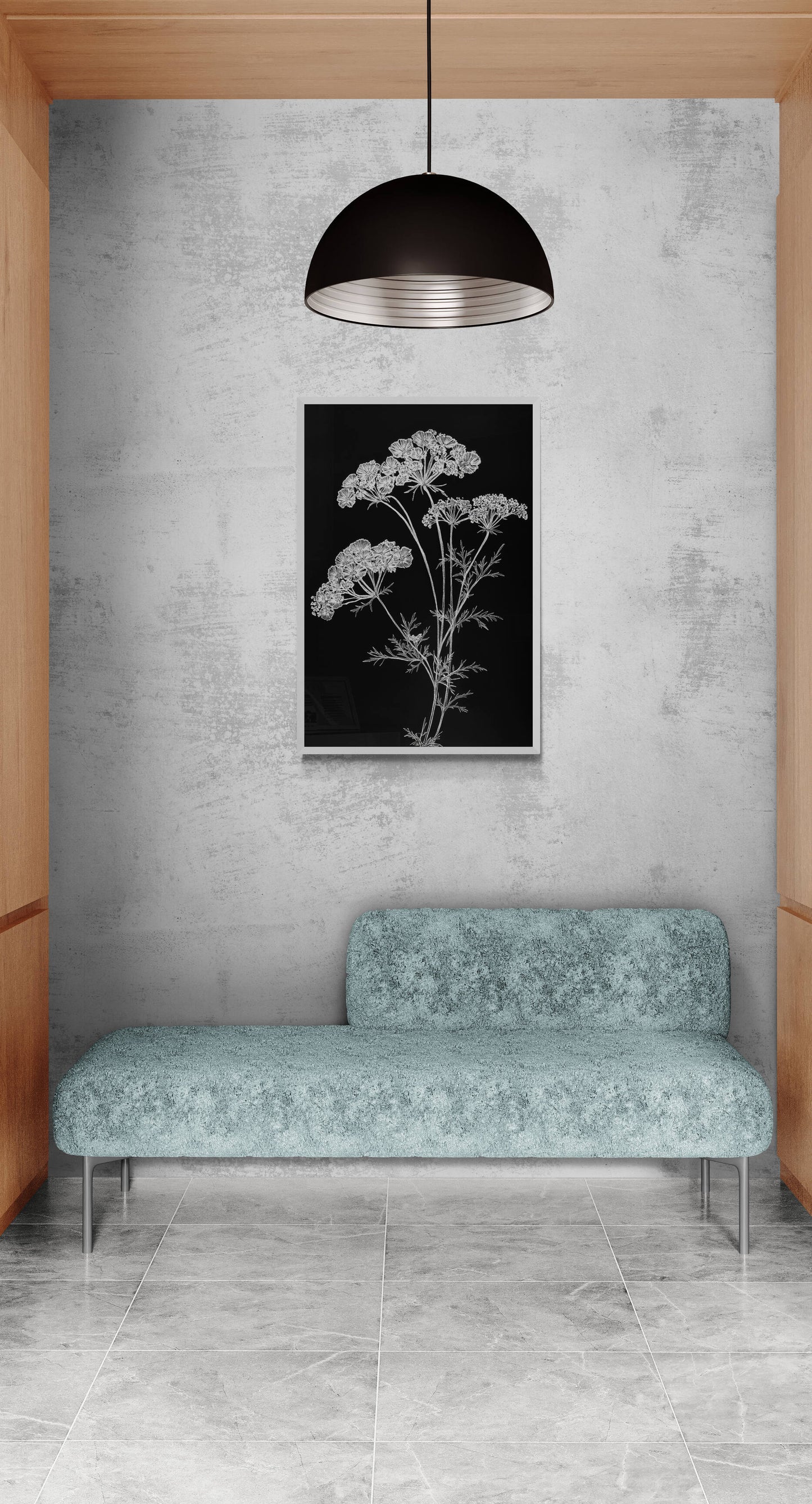 Botanical wall art - framed and unframed canvas options