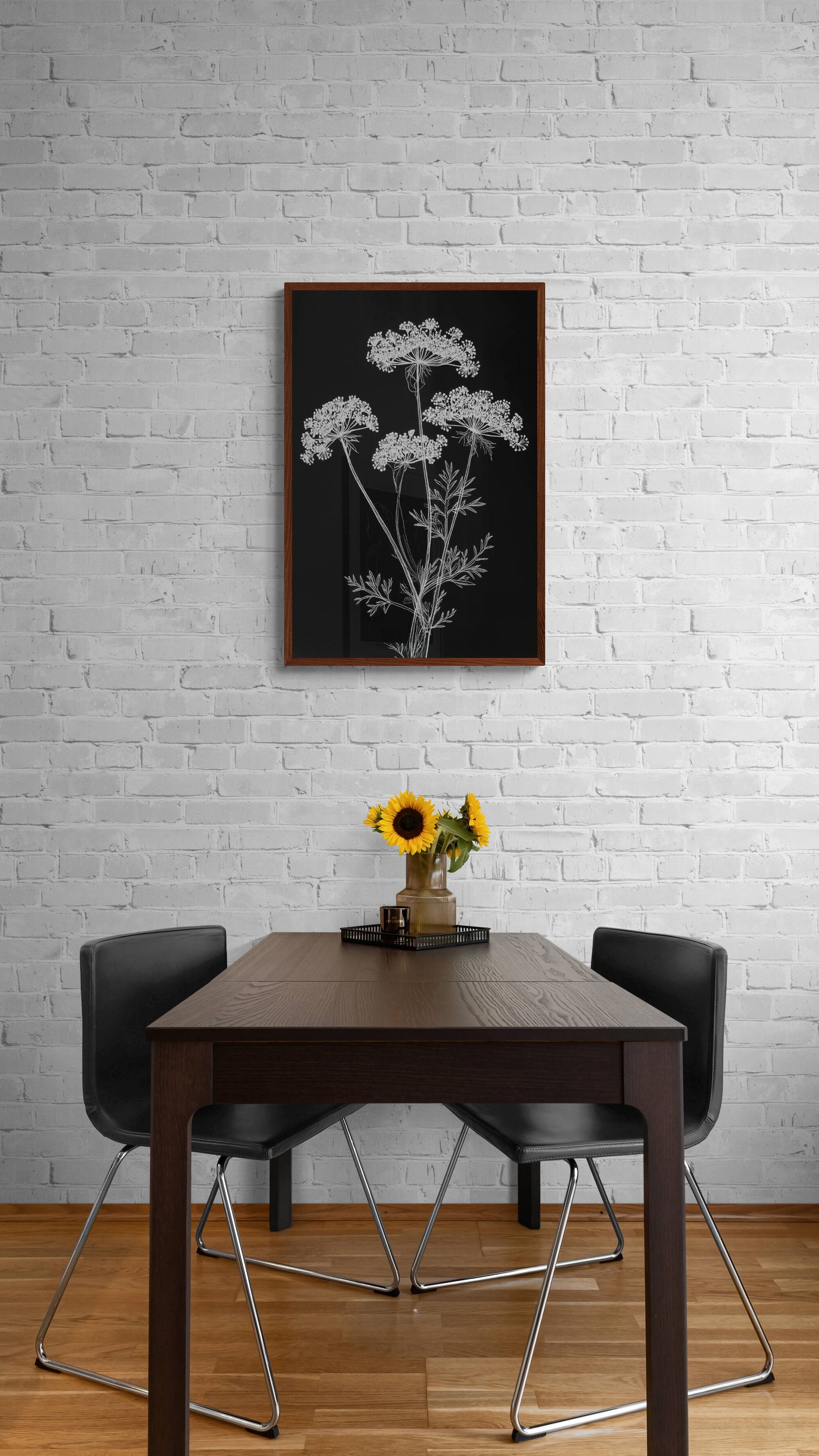 Botanical wall art - framed and unframed canvas options