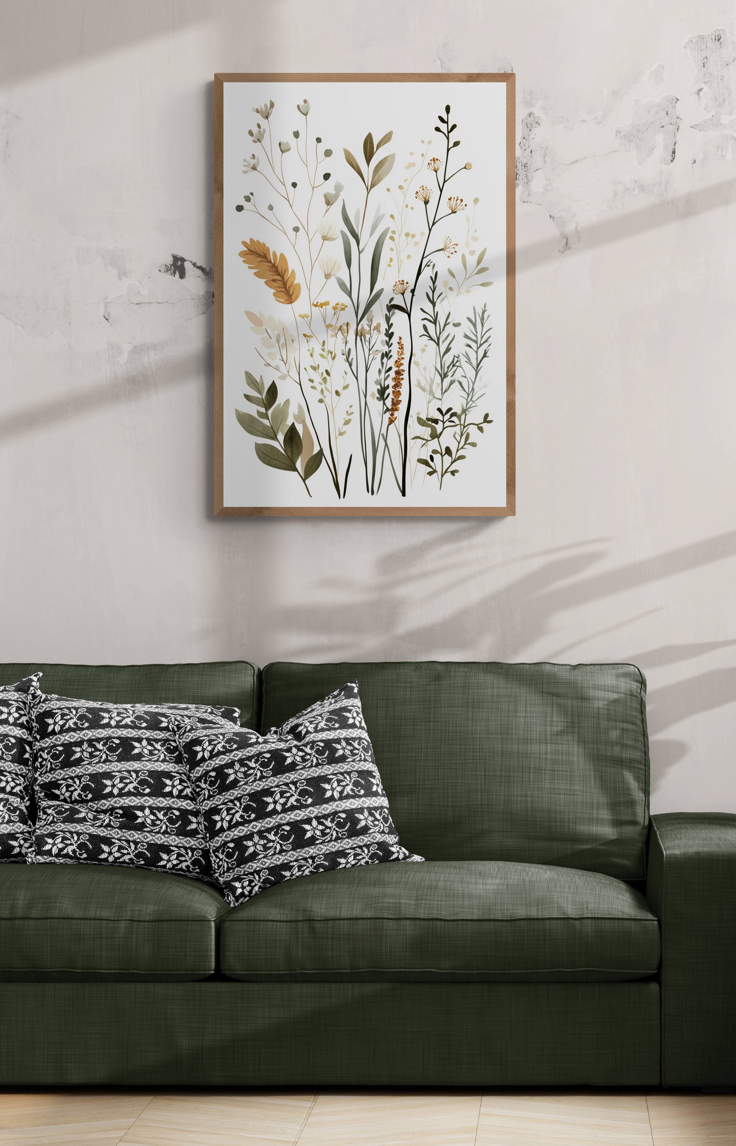 Botanical wall art - framed and unframed canvas options