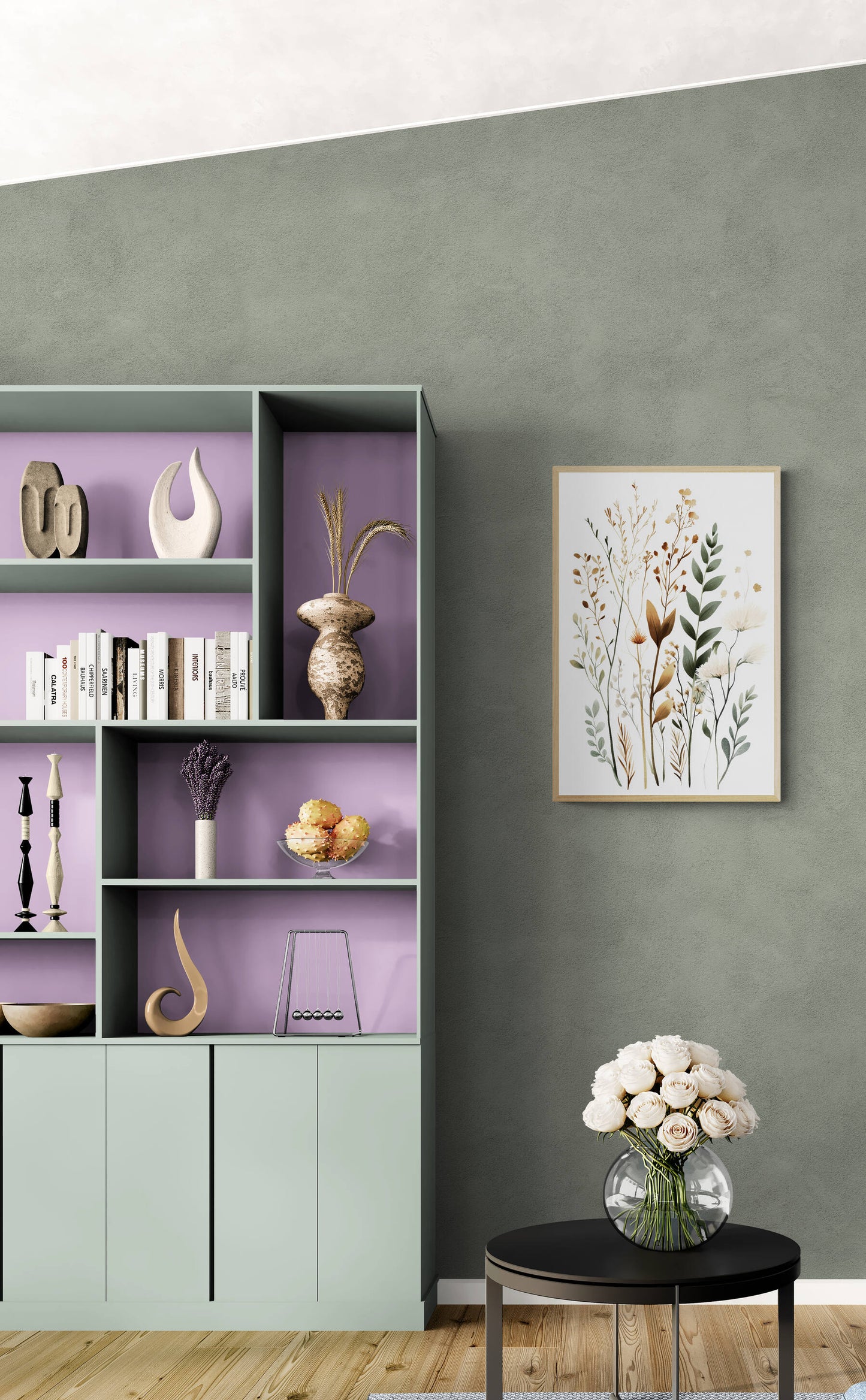 Botanical wall art - framed and unframed canvas
