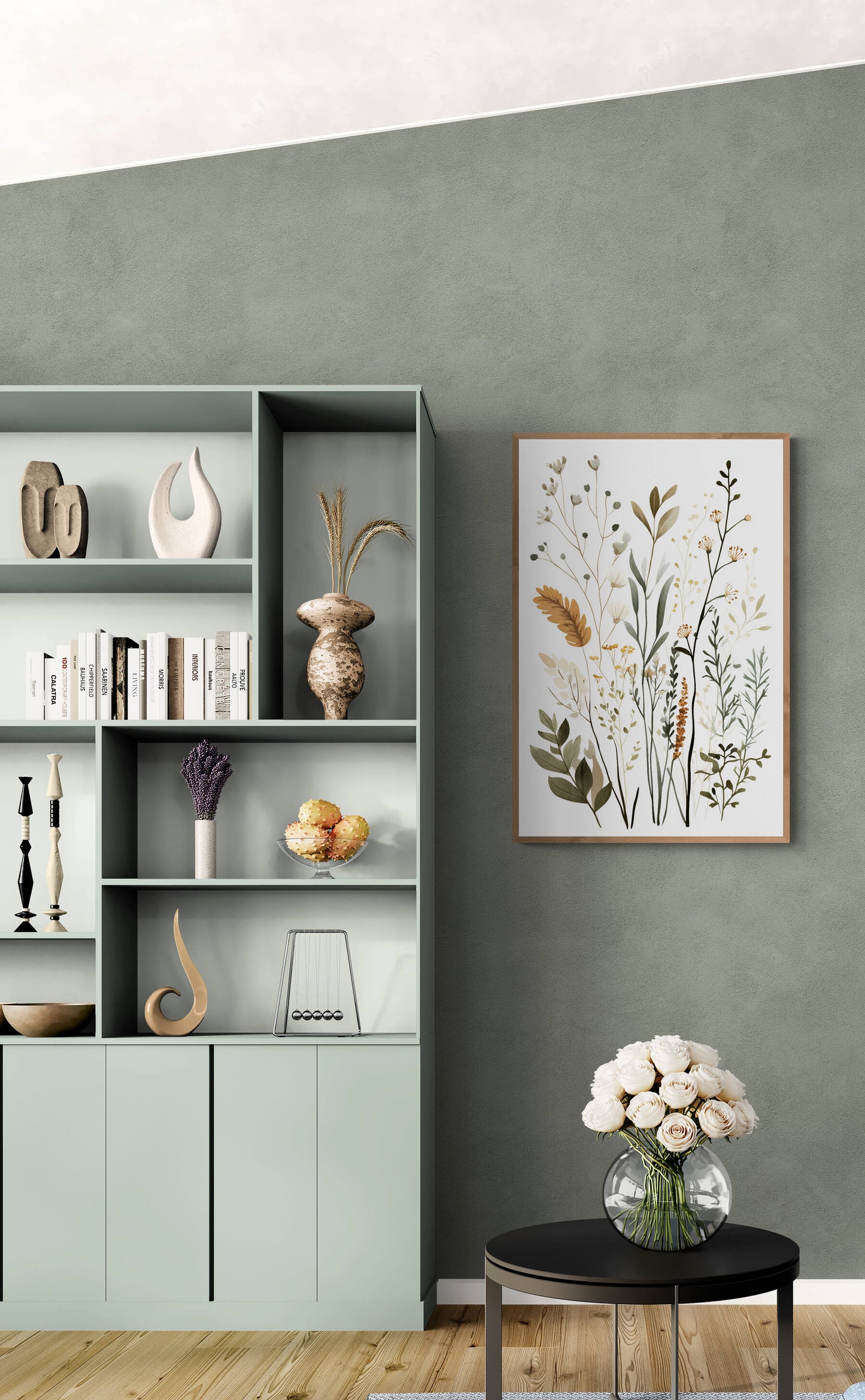 Botanical wall art - framed and unframed canvas options